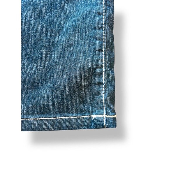 Jeanstar Elle Women’s Bootcut Jeans Dark Wash Retro Stitch Size 16 Western Boho - Picture 8 of 15